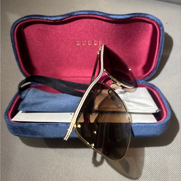 Gucci Brown Gradient Sunglasses - Picture 6 of 7